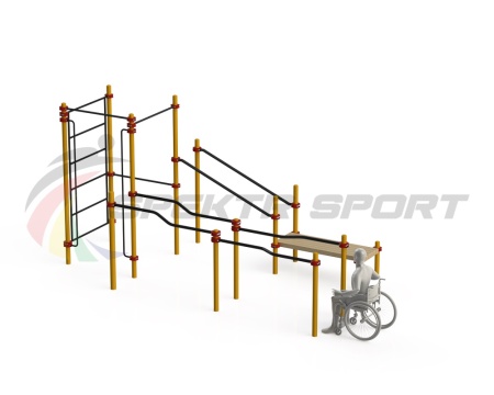 Купить Спортивный комплекс для инвалидов-колясочников WRK-D16_76mm в Белинском 