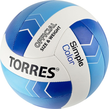 Купить Мяч волейбольный Torres Simple Color любительский р.5 в Белинском 